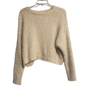 Arizona Jean Company Cream Textured Sweater